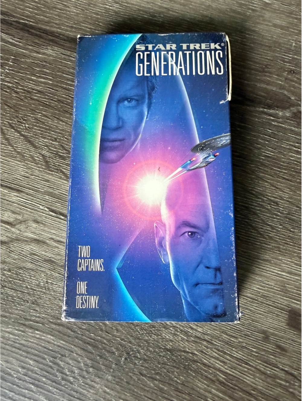 Star Trek Generations VHS tape from Paramount, 1995